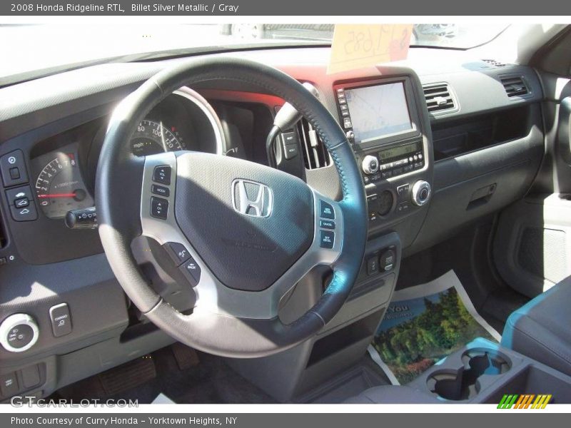 Billet Silver Metallic / Gray 2008 Honda Ridgeline RTL