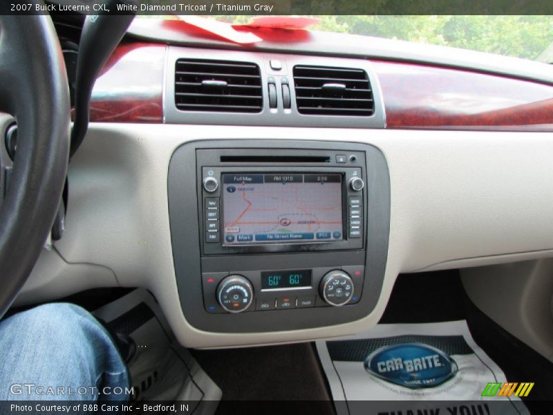 White Diamond Tricoat / Titanium Gray 2007 Buick Lucerne CXL