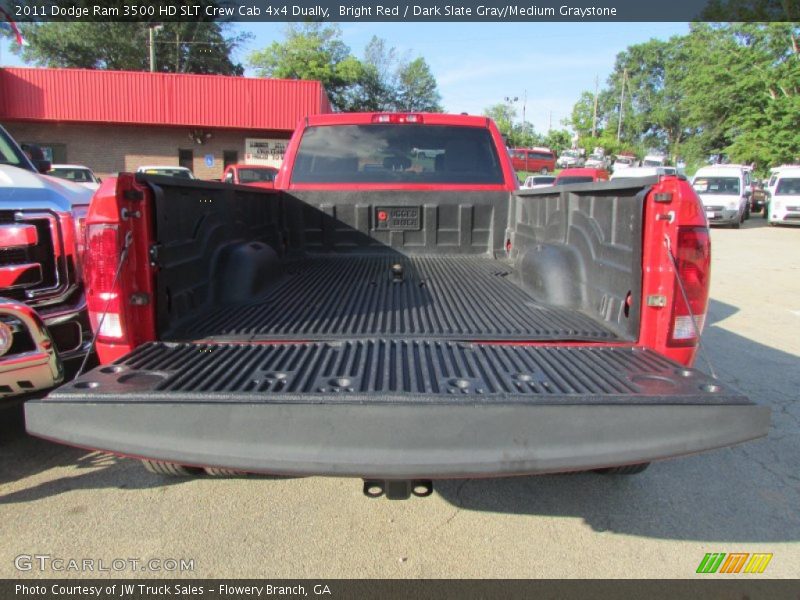 Bright Red / Dark Slate Gray/Medium Graystone 2011 Dodge Ram 3500 HD SLT Crew Cab 4x4 Dually