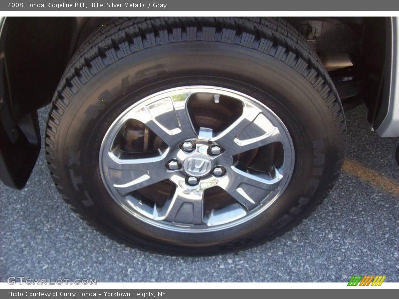 Billet Silver Metallic / Gray 2008 Honda Ridgeline RTL