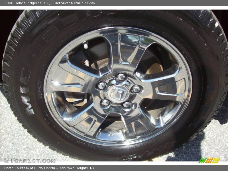 Billet Silver Metallic / Gray 2008 Honda Ridgeline RTL