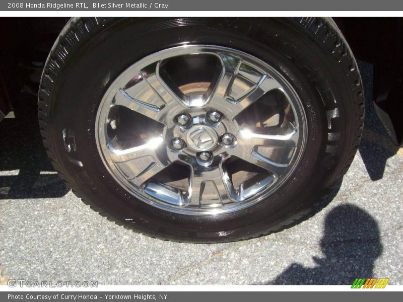 Billet Silver Metallic / Gray 2008 Honda Ridgeline RTL