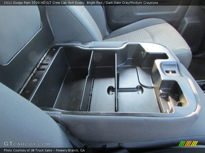 Bright Red / Dark Slate Gray/Medium Graystone 2011 Dodge Ram 3500 HD SLT Crew Cab 4x4 Dually