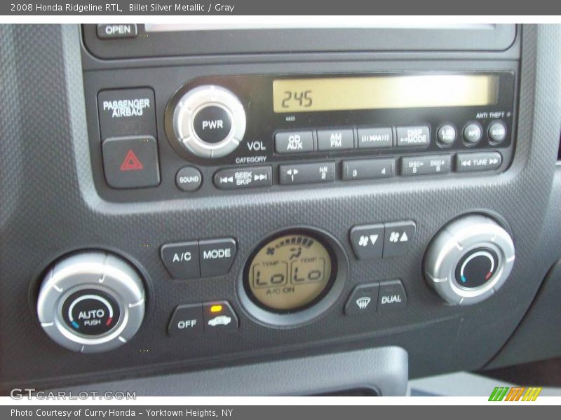 Billet Silver Metallic / Gray 2008 Honda Ridgeline RTL