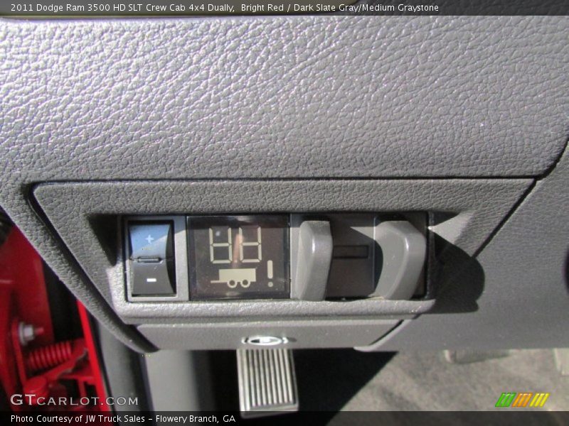 Bright Red / Dark Slate Gray/Medium Graystone 2011 Dodge Ram 3500 HD SLT Crew Cab 4x4 Dually