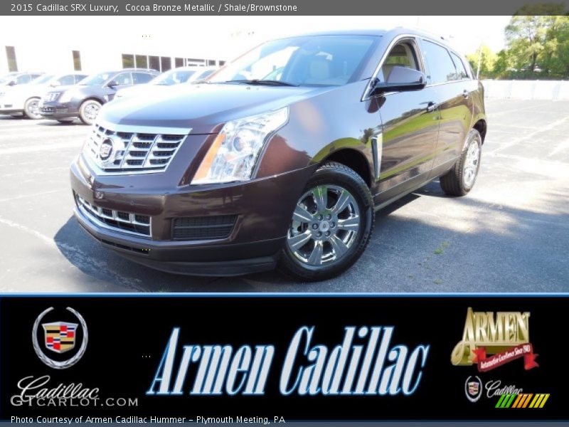 Cocoa Bronze Metallic / Shale/Brownstone 2015 Cadillac SRX Luxury