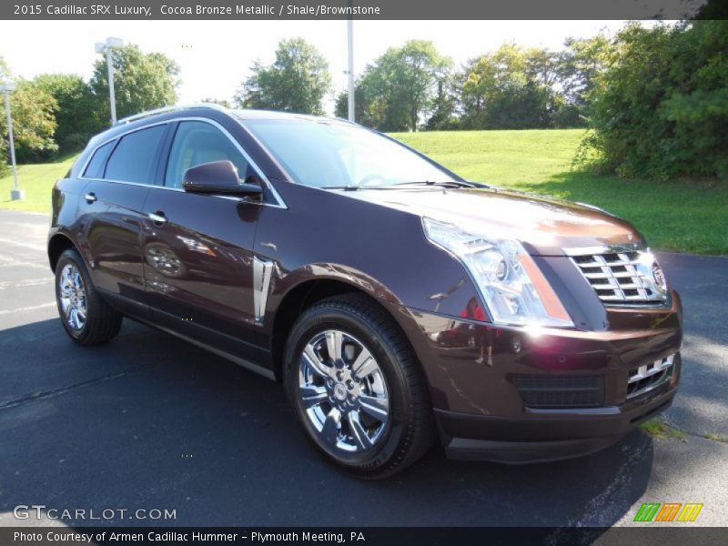 Cocoa Bronze Metallic / Shale/Brownstone 2015 Cadillac SRX Luxury