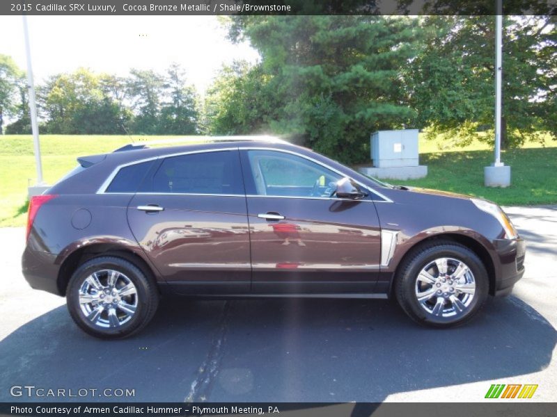 Cocoa Bronze Metallic / Shale/Brownstone 2015 Cadillac SRX Luxury