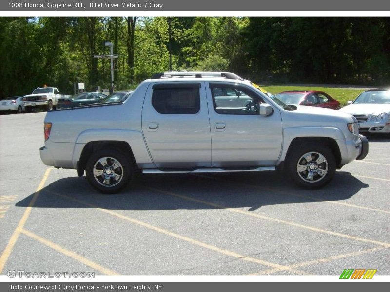 Billet Silver Metallic / Gray 2008 Honda Ridgeline RTL