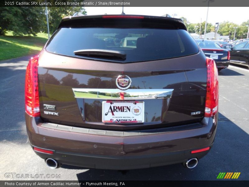 Cocoa Bronze Metallic / Shale/Brownstone 2015 Cadillac SRX Luxury