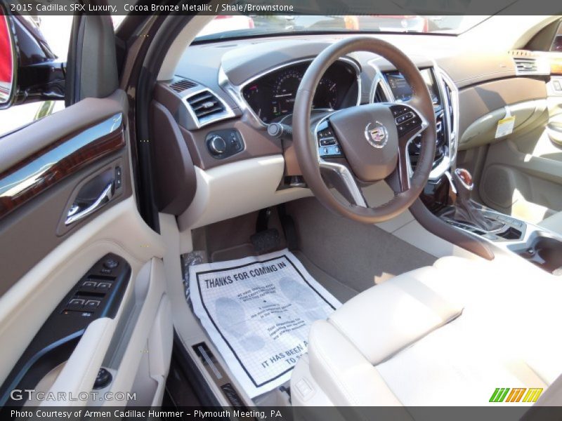Cocoa Bronze Metallic / Shale/Brownstone 2015 Cadillac SRX Luxury