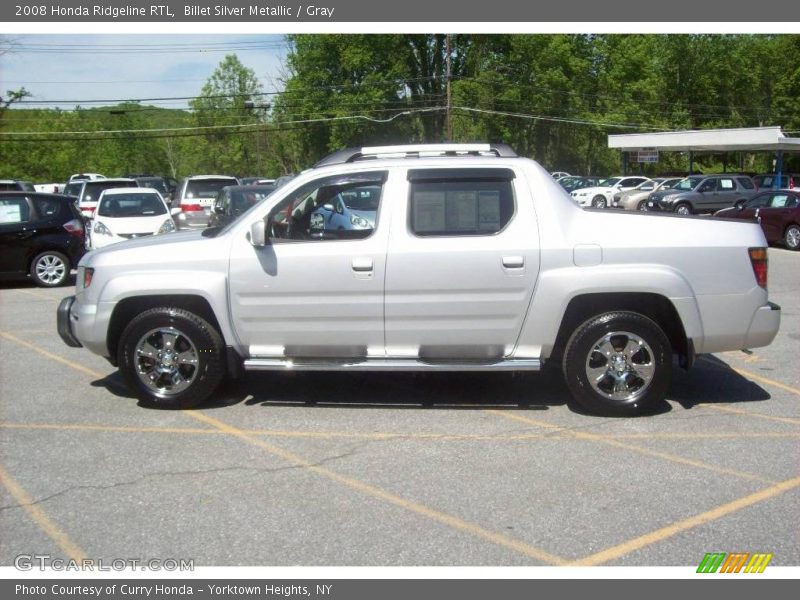 Billet Silver Metallic / Gray 2008 Honda Ridgeline RTL