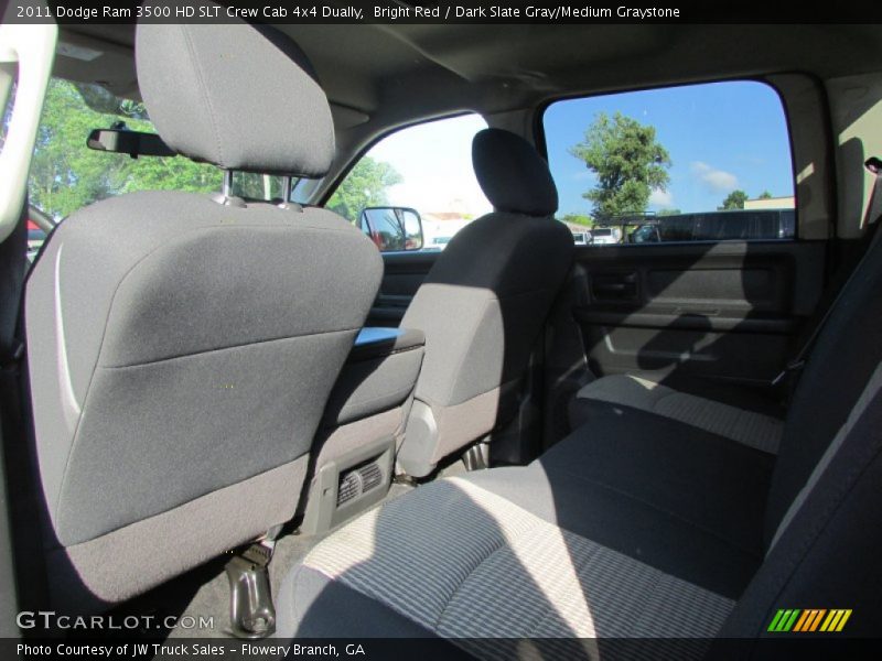 Bright Red / Dark Slate Gray/Medium Graystone 2011 Dodge Ram 3500 HD SLT Crew Cab 4x4 Dually