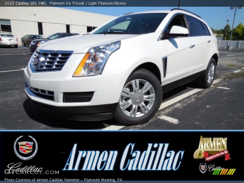 Platinum Ice Tricoat / Light Titanium/Ebony 2015 Cadillac SRX FWD