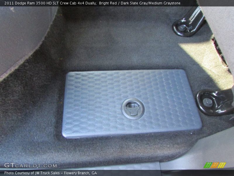 Bright Red / Dark Slate Gray/Medium Graystone 2011 Dodge Ram 3500 HD SLT Crew Cab 4x4 Dually