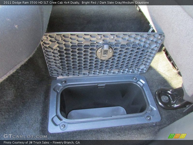 Bright Red / Dark Slate Gray/Medium Graystone 2011 Dodge Ram 3500 HD SLT Crew Cab 4x4 Dually