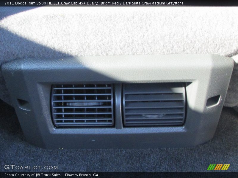 Bright Red / Dark Slate Gray/Medium Graystone 2011 Dodge Ram 3500 HD SLT Crew Cab 4x4 Dually