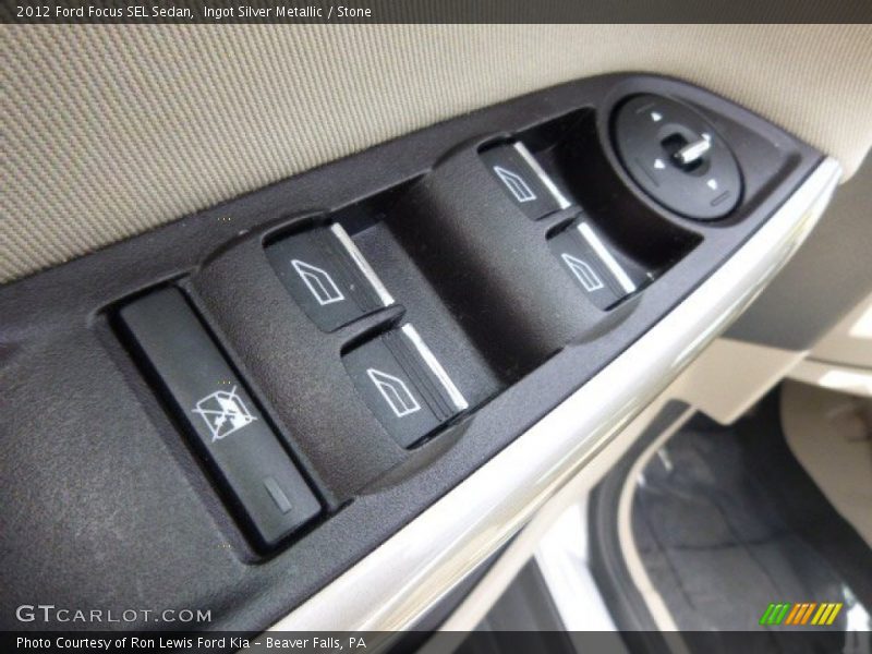 Ingot Silver Metallic / Stone 2012 Ford Focus SEL Sedan