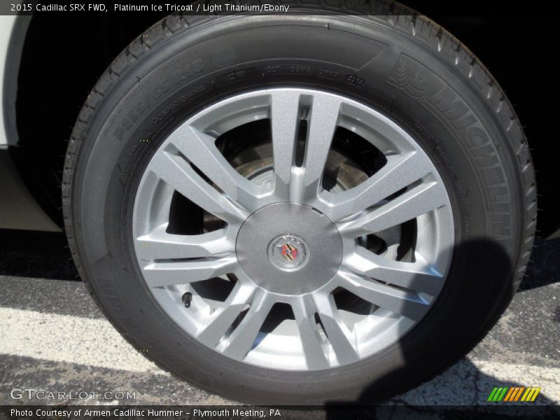 Platinum Ice Tricoat / Light Titanium/Ebony 2015 Cadillac SRX FWD