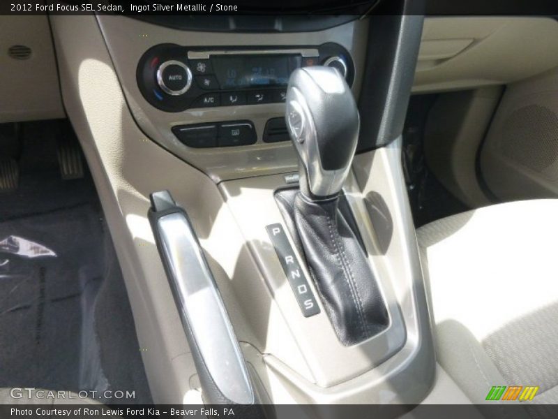Ingot Silver Metallic / Stone 2012 Ford Focus SEL Sedan