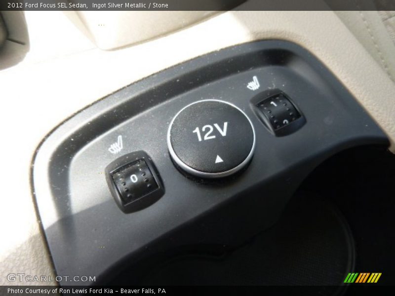 Ingot Silver Metallic / Stone 2012 Ford Focus SEL Sedan
