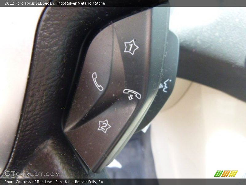 Ingot Silver Metallic / Stone 2012 Ford Focus SEL Sedan