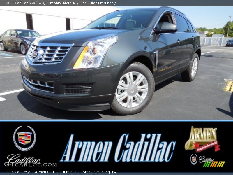 Graphite Metallic / Light Titanium/Ebony 2015 Cadillac SRX FWD