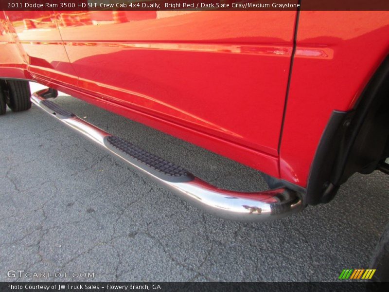 Bright Red / Dark Slate Gray/Medium Graystone 2011 Dodge Ram 3500 HD SLT Crew Cab 4x4 Dually