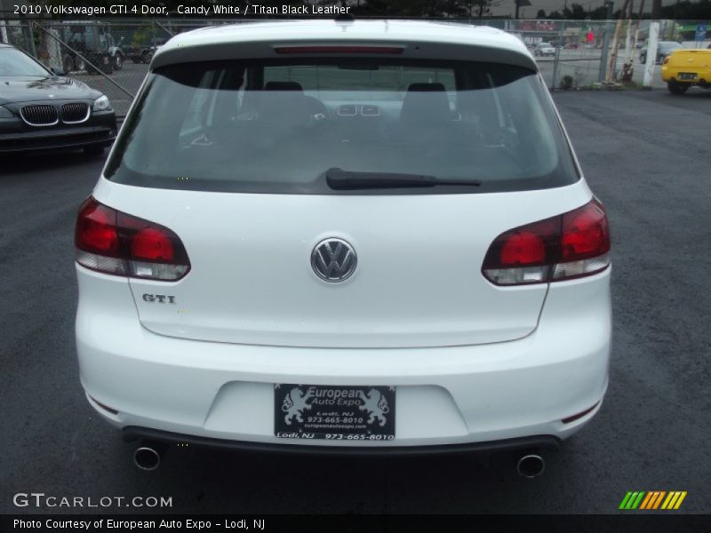 Candy White / Titan Black Leather 2010 Volkswagen GTI 4 Door