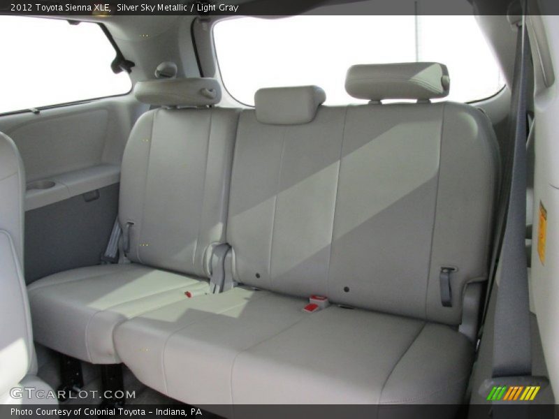Silver Sky Metallic / Light Gray 2012 Toyota Sienna XLE