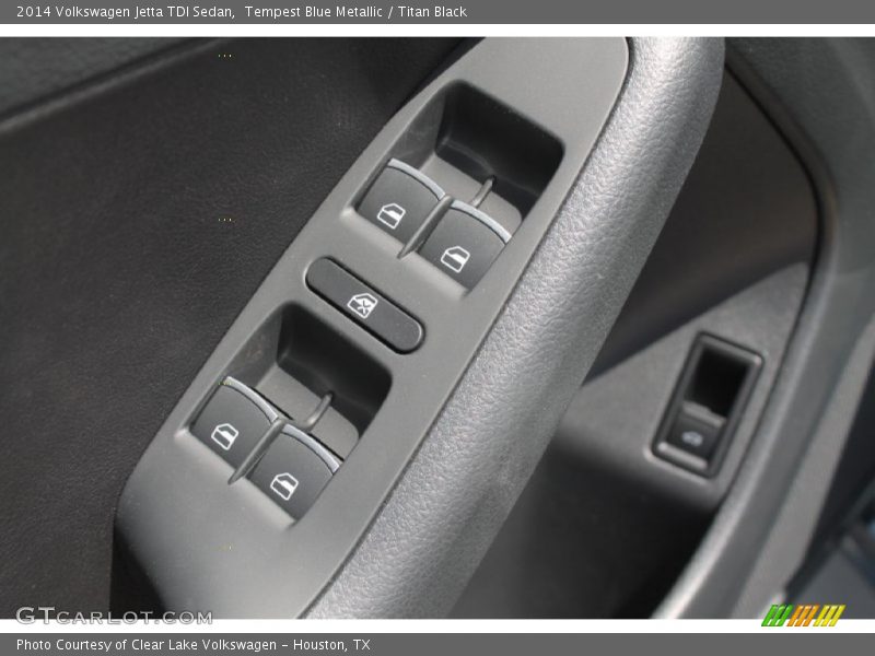 Tempest Blue Metallic / Titan Black 2014 Volkswagen Jetta TDI Sedan