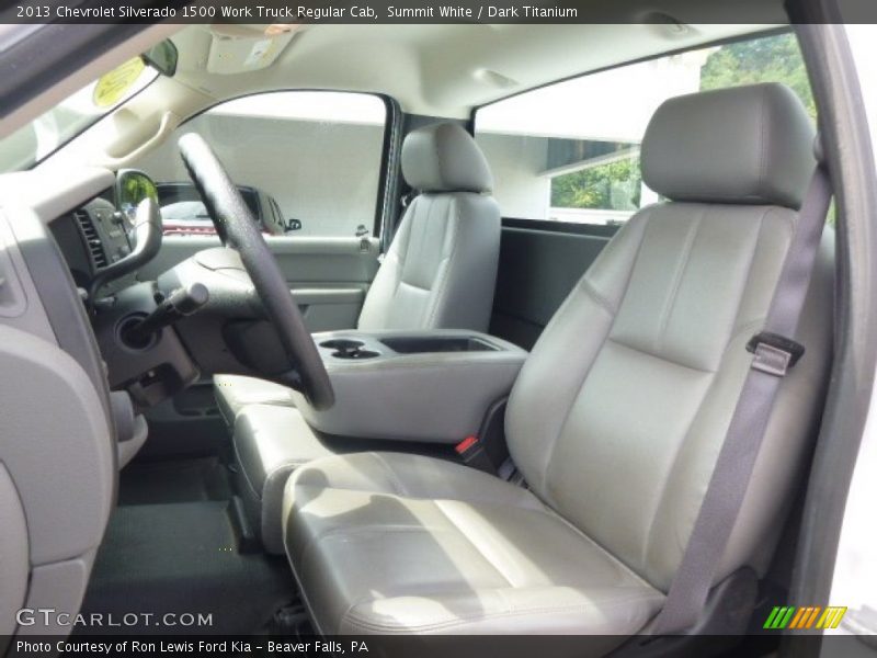Summit White / Dark Titanium 2013 Chevrolet Silverado 1500 Work Truck Regular Cab