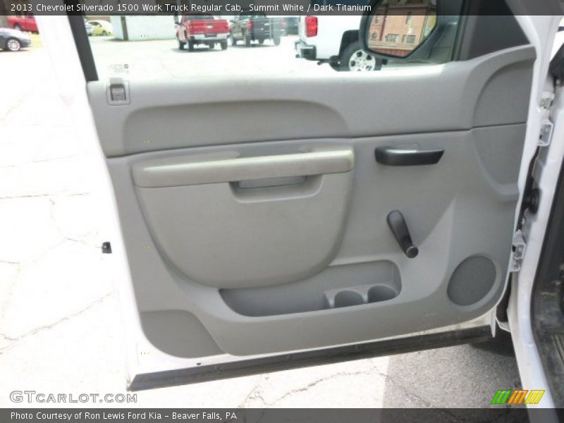 Summit White / Dark Titanium 2013 Chevrolet Silverado 1500 Work Truck Regular Cab