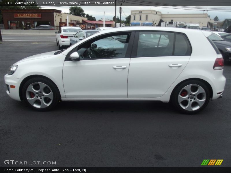 Candy White / Titan Black Leather 2010 Volkswagen GTI 4 Door