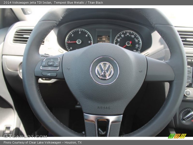 Tempest Blue Metallic / Titan Black 2014 Volkswagen Jetta TDI Sedan
