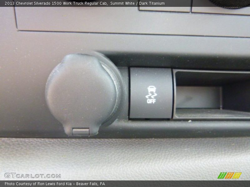 Summit White / Dark Titanium 2013 Chevrolet Silverado 1500 Work Truck Regular Cab