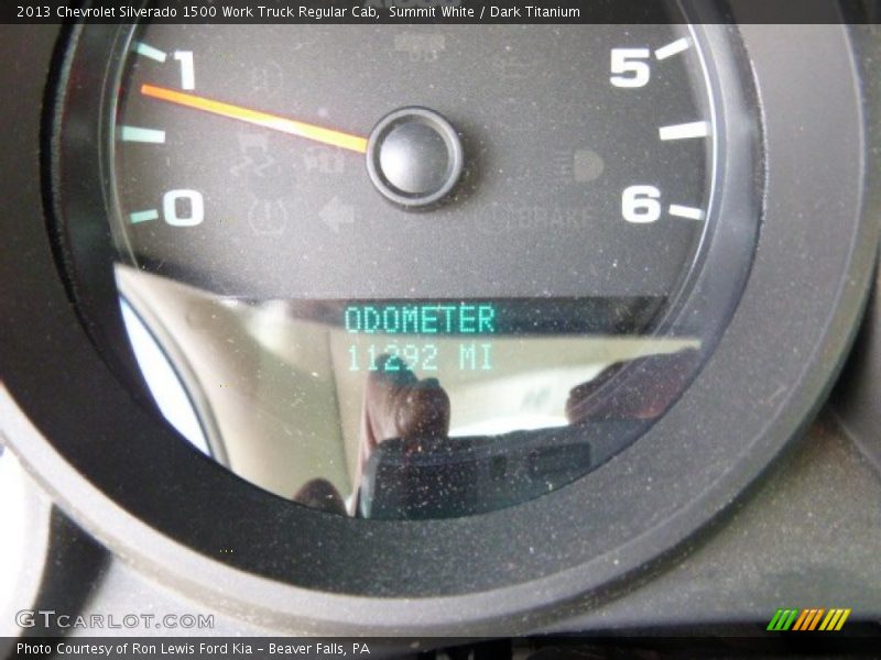 Summit White / Dark Titanium 2013 Chevrolet Silverado 1500 Work Truck Regular Cab