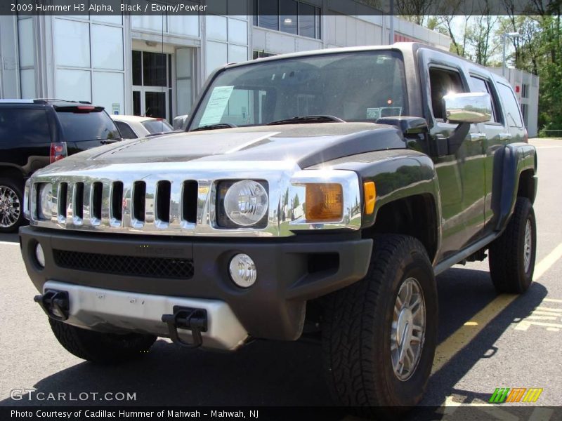 Black / Ebony/Pewter 2009 Hummer H3 Alpha