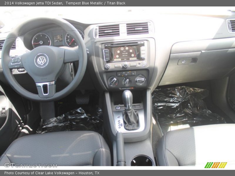 Tempest Blue Metallic / Titan Black 2014 Volkswagen Jetta TDI Sedan