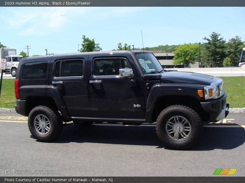 Black / Ebony/Pewter 2009 Hummer H3 Alpha