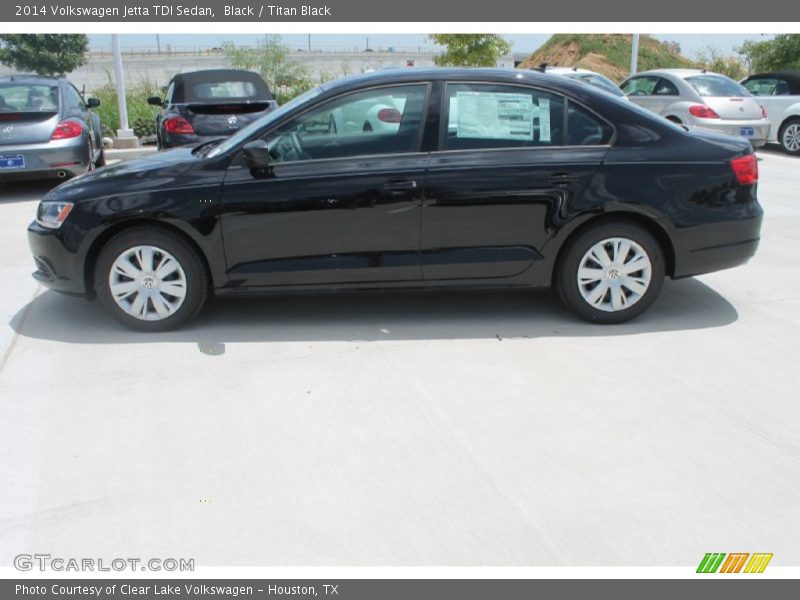 Black / Titan Black 2014 Volkswagen Jetta TDI Sedan