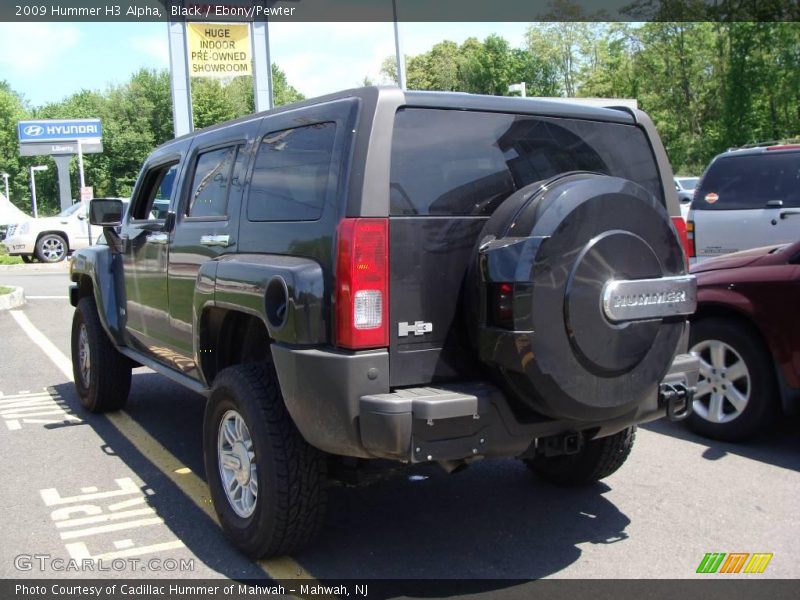 Black / Ebony/Pewter 2009 Hummer H3 Alpha