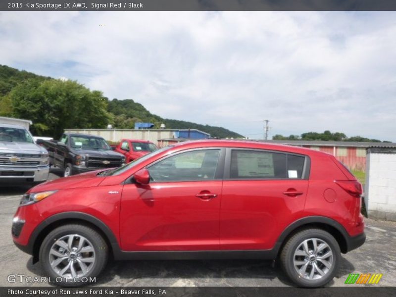  2015 Sportage LX AWD Signal Red