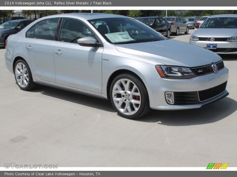 Reflex Silver Metallic / Titan Black 2014 Volkswagen Jetta GLI