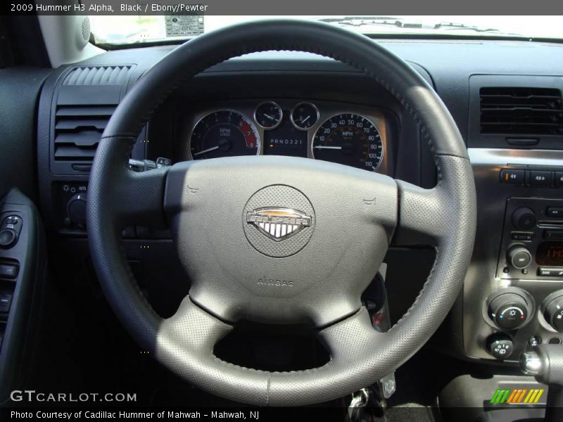 Black / Ebony/Pewter 2009 Hummer H3 Alpha