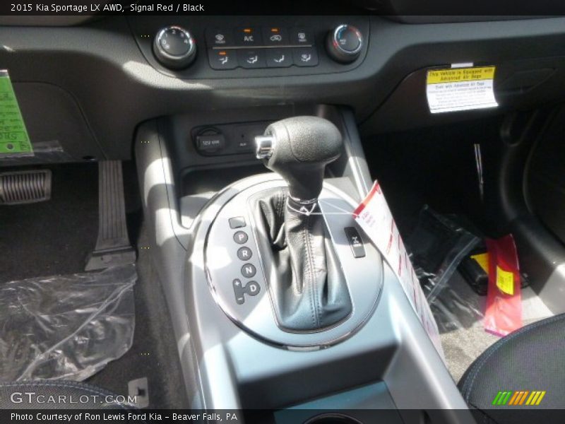  2015 Sportage LX AWD 6 Speed Automatic Shifter