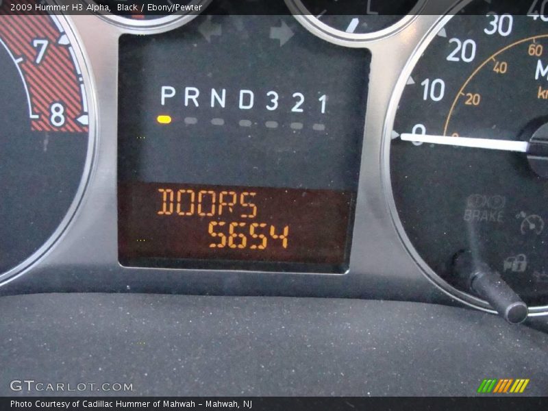 Black / Ebony/Pewter 2009 Hummer H3 Alpha