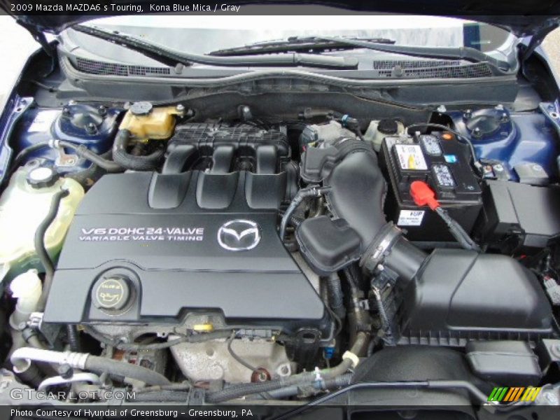 Kona Blue Mica / Gray 2009 Mazda MAZDA6 s Touring