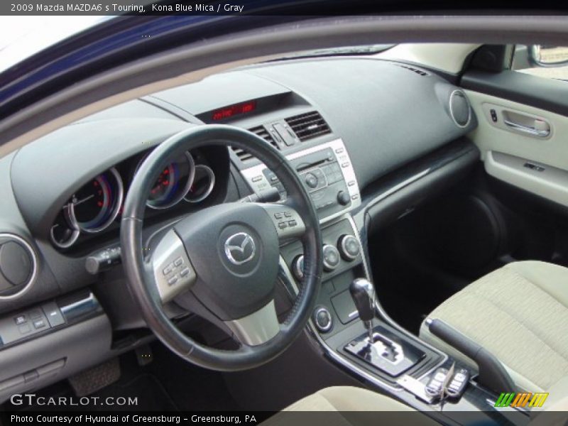 Kona Blue Mica / Gray 2009 Mazda MAZDA6 s Touring