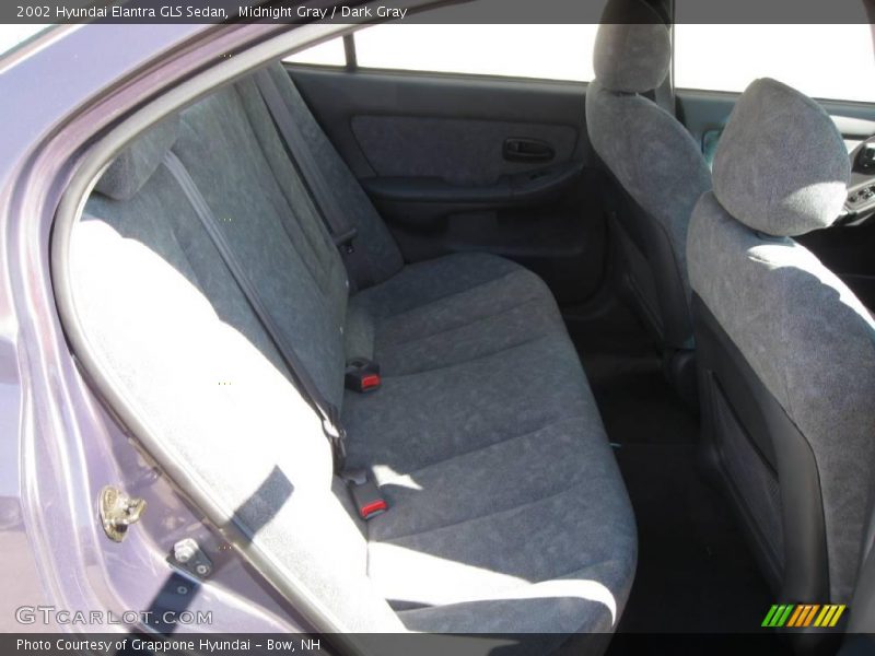 Midnight Gray / Dark Gray 2002 Hyundai Elantra GLS Sedan